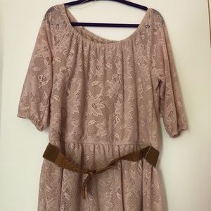 HeartSoul 3/4 sleeve dress with belt